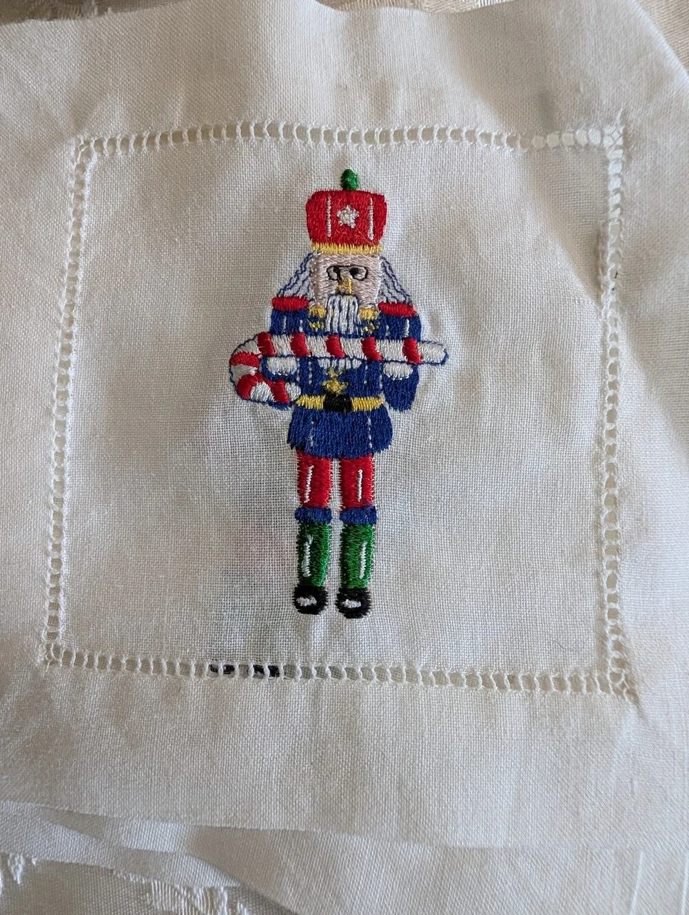 new set of 8 NUTCRACKER COCKTAIL NAPKINS